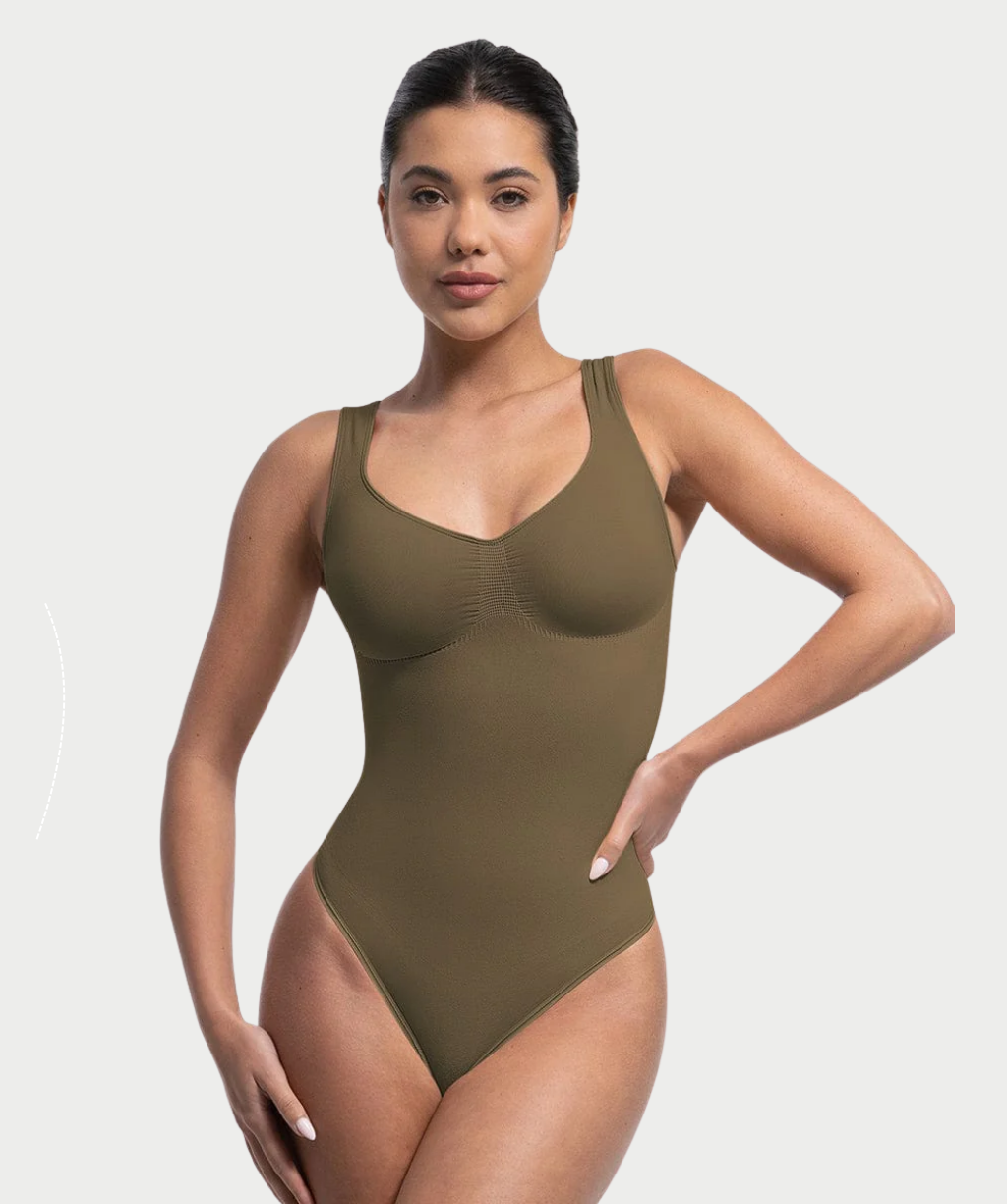 Sculpted Thong Bodysuit