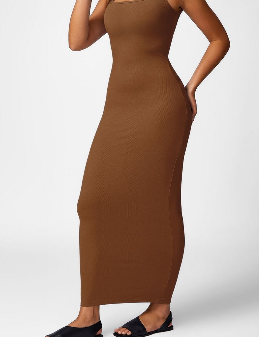 Strappy Maxi Shapewear Dress