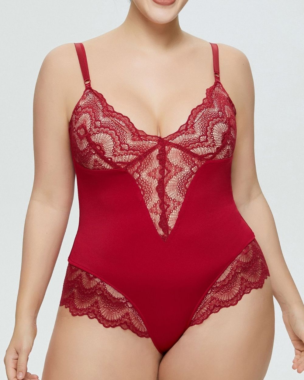Seamless Lace Bodysuit