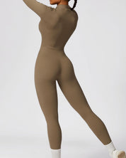 Sculpt Zip-Up Jumpsuit