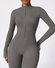 Sculpt Zip-Up Jumpsuit