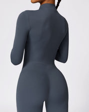Sculpt Zip-Up Jumpsuit
