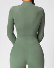 Sculpt Zip-Up Jumpsuit