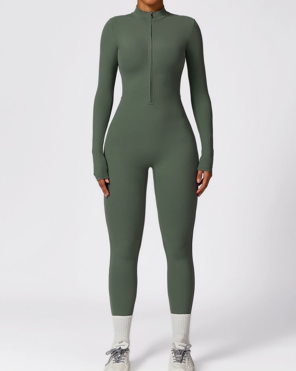 Sculpt Zip-Up Jumpsuit
