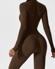 Sculpt Zip-Up Jumpsuit
