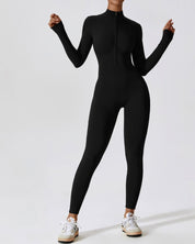 Sculpt Zip-Up Jumpsuit