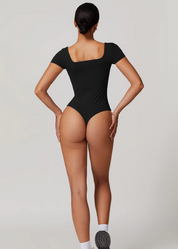 Snatched Square Neck Thong Bodysuit