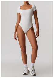 Snatched Square Neck Thong Bodysuit